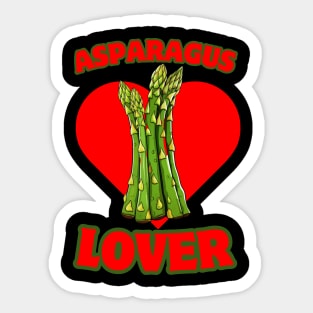 Asparagus Lover I Love Asparagus Sticker